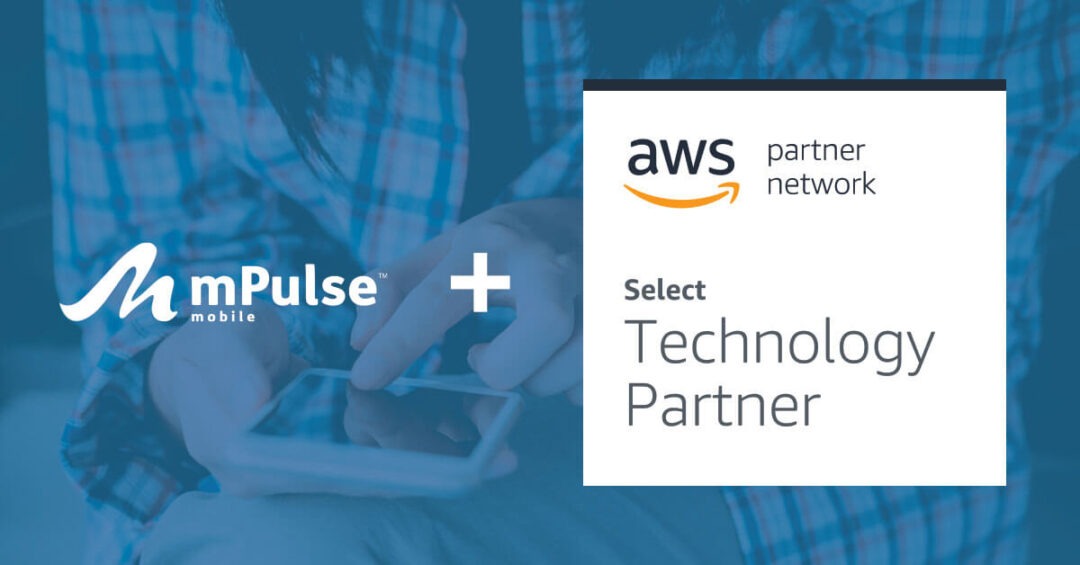 mPulse Mobile and AWS Select Technology Partner logos.
